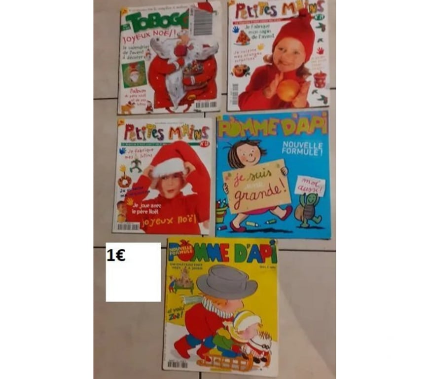 Livres occasion Nord Neuville en Ferrain - 59960 - Photos Vivastreet Lot de 5 magazines pour enfant au choix pas d'envoi