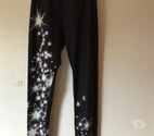 Hochfelden - Bas-Rhin — Legging femme Taille M Polyester Noir et blanc en TBE