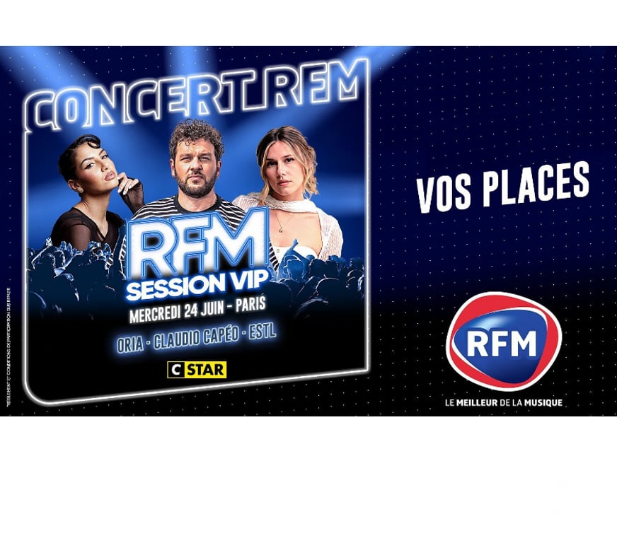 Spectacles Hauts-de-Seine Boulogne Billancourt - 92100 - Photos Vivastreet RFM Session VIP avec Claudio Capéo, Estl et Oria ce soir