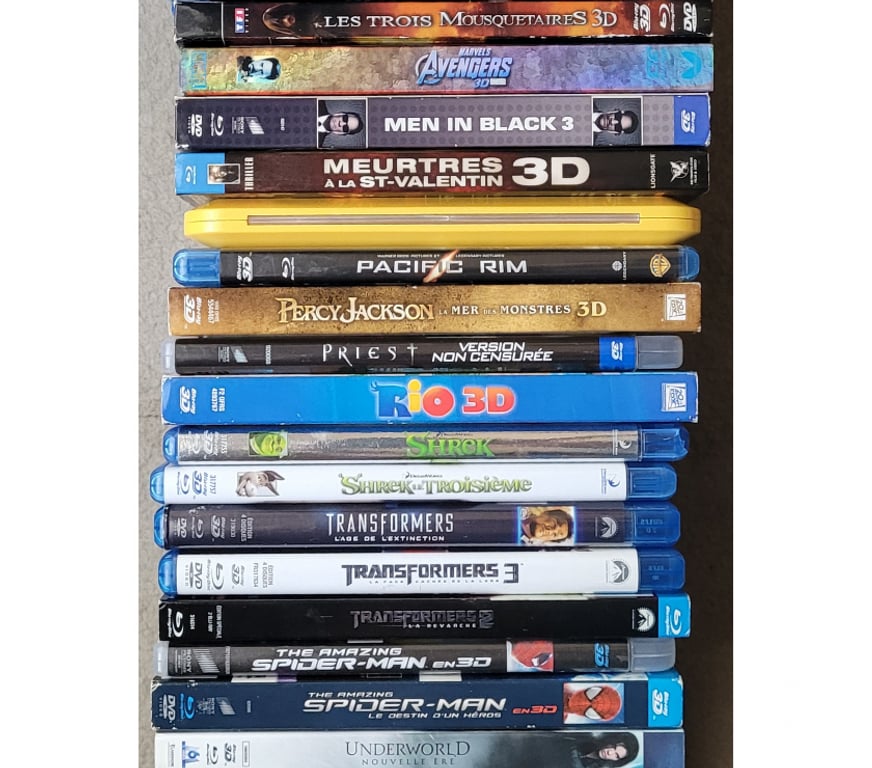 DVD occasion Val-de-Marne Thiais - 94320 - Photos Vivastreet Bluray 3D blu ray 3D (MAJ-06-2026)