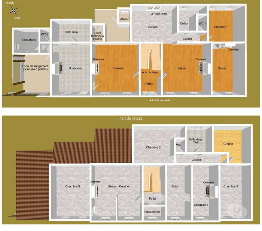 Vente Maison Charente-Maritime Tonnay Boutonne - 17380 - Photos Vivastreet Maison rénovée290m2, 5 chambres
