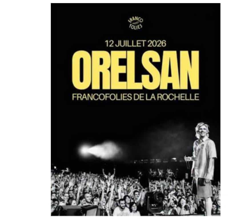 Spectacles Charente-Maritime La Rochelle - 17000 - Photos Vivastreet 1 place pour Les Francofolies dimanche 12 juillet (ORELSAN)