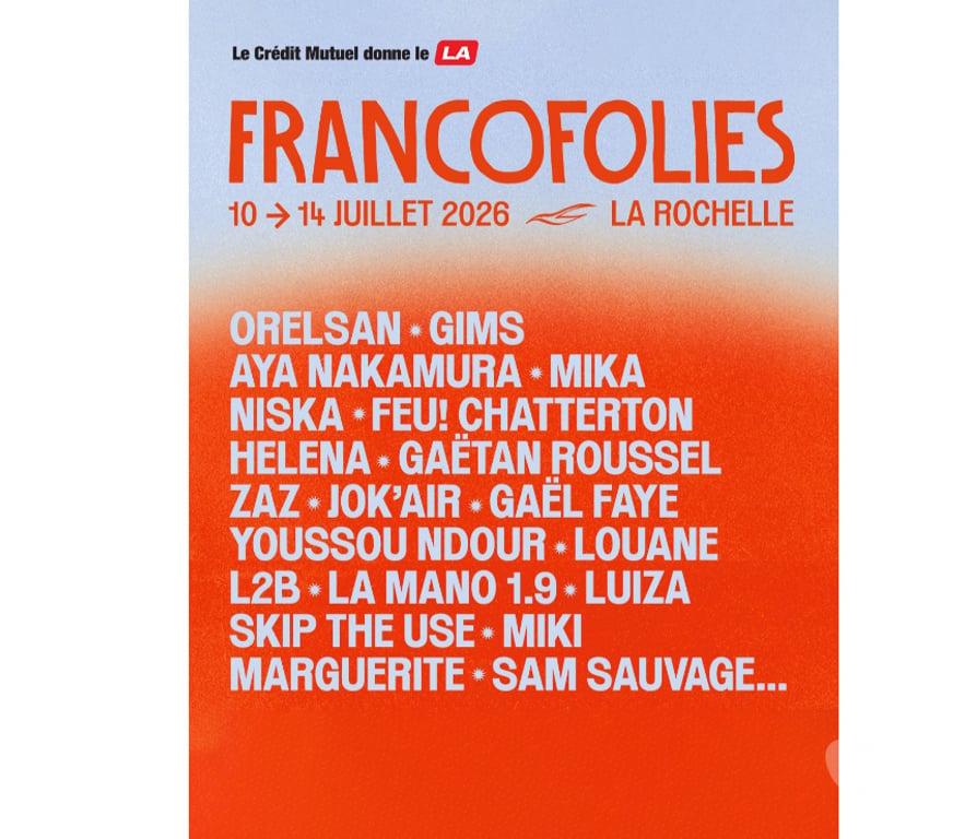 Spectacles Charente-Maritime La Rochelle - 17000 - Photos Vivastreet 1 place pour Les Francofolies dimanche 12 juillet (ORELSAN)