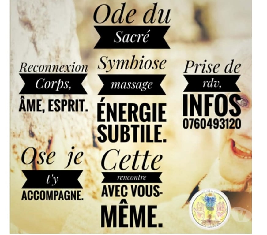 Massages Puy-de-Dôme Ceyrat - 63122 - Photos Vivastreet Ode du Sacré massage tantrique & Soin énergétique
