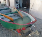 Chalons en Champagne - Marne — barque pour pêche ou chasse