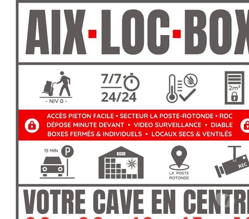 Parkings - Garages Bouches-du-Rhône Aix en Provence - Photos Vivastreet BOX STOCKAGE À LOUER – HYPER CENTRE AIX 2M²