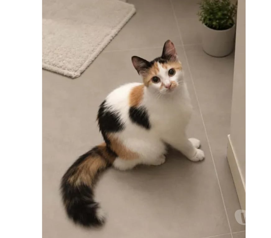 Don animaux Aude Carcassonne - Photos Vivastreet Finette gentille chatte tricolore poils longs 1 an a adopter