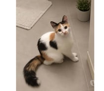 Photos Vivastreet Finette gentille chatte tricolore poils longs 1 an a adopter