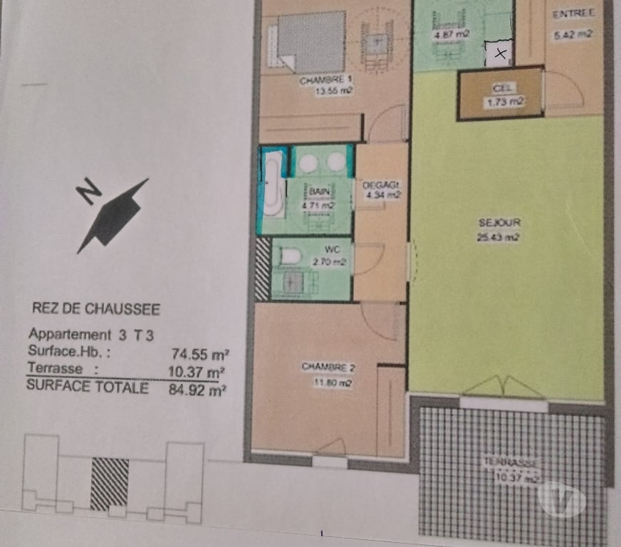 Appartements à vendre Pyrénées-Atlantiques Pau - 64000 - Photos Vivastreet Bel appartement T3