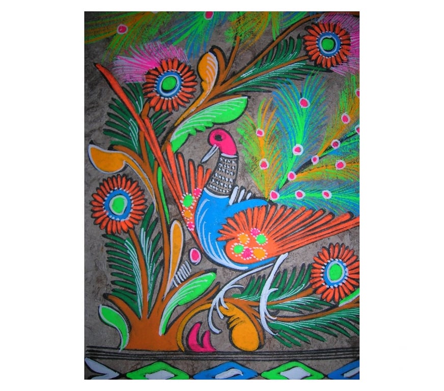 Décoration - art Haute-Garonne Leguevin - 31490 - Photos Vivastreet Peinture mexicaine faite main sur papier d'écorce d'amate
