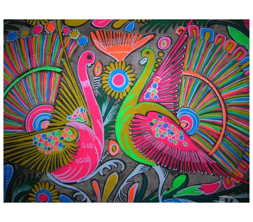 Décoration - art Haute-Garonne Leguevin - 31490 - Photos Vivastreet Peinture mexicaine faite main sur papier d'écorce d'amate