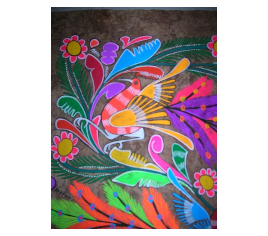 Décoration - art Haute-Garonne Leguevin - 31490 - Photos Vivastreet Peinture mexicaine faite main sur papier d'écorce d'amate