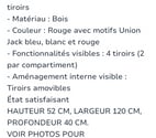 Pierrefeu du Var - Var — MEUBLE BAS À TIROIRS