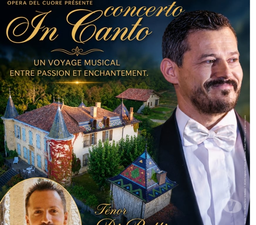 Concerts - Théâtre - Spectacles Drôme Lens Lestang - 26210 - Photos Vivastreet "Concerto InCanto" par le Ténor Di Bettino & Maxime Buatier