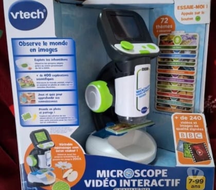 Jeux jouets occasion Abbecourt Aisne - Photos Vivastreet 57€ Microscope Vtech