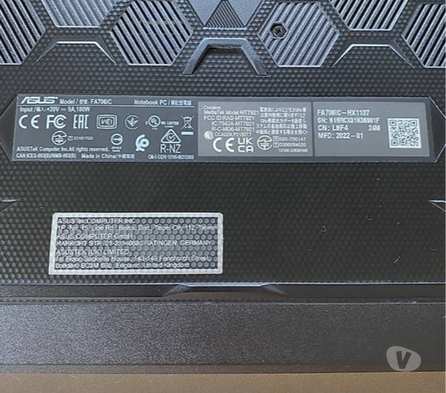 Informatique Rhône Lyon - Photos Vivastreet Laptop ASUS TUF Gaming A17