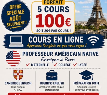 Cours de Langue Paris 10ème ardt Paris - Photos Vivastreet COURS D'ANGLAIS