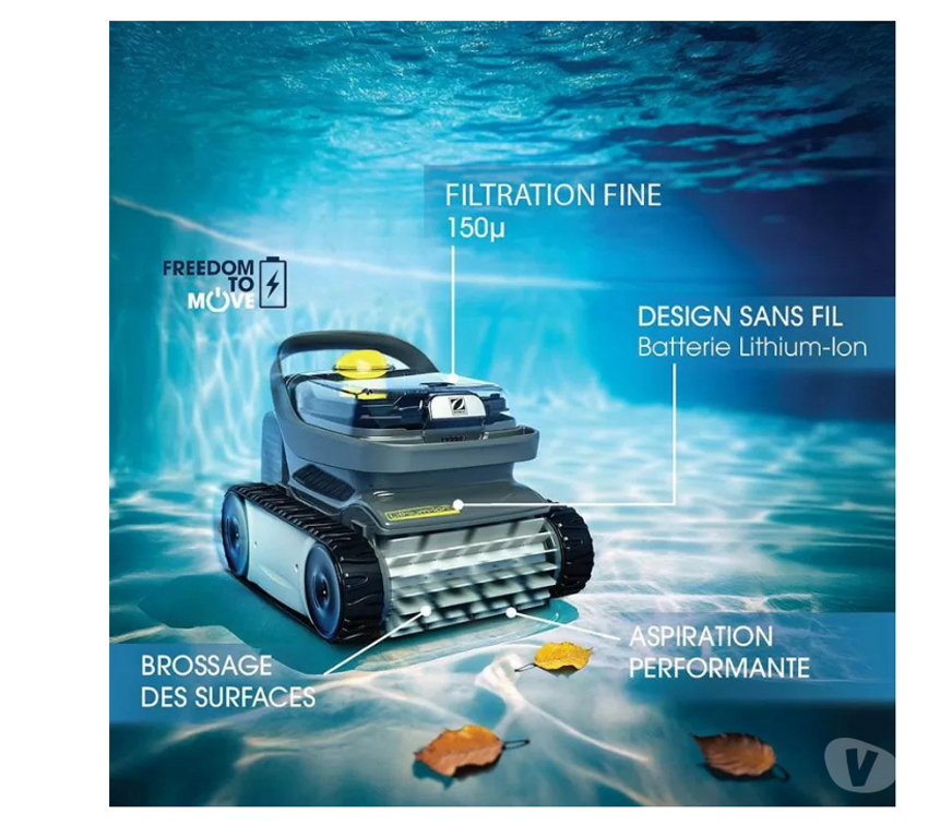 Matériel de sport Haute-Garonne Fonsorbes - 31470 - Photos Vivastreet 1 robot de piscine sans fil Z0DIAC PIXEL OP 32 (100% NEUF)