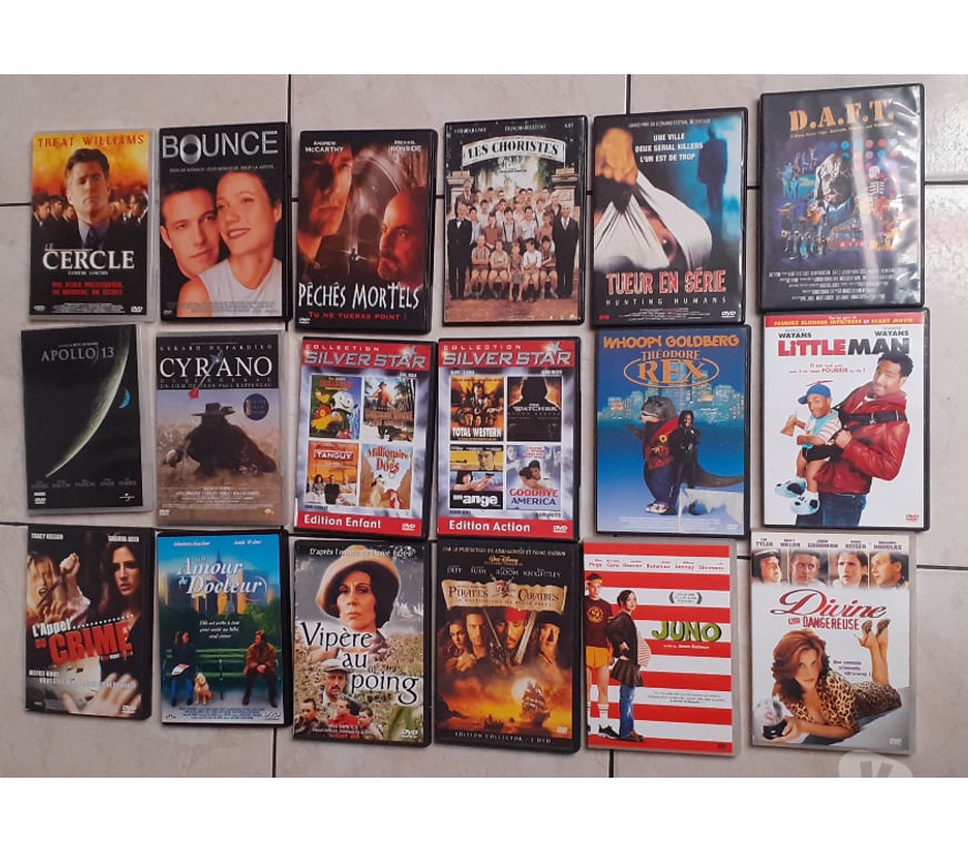 DVD occasion Nord Neuville en Ferrain - 59960 - Photos Vivastreet lot de 18 dvd originaux