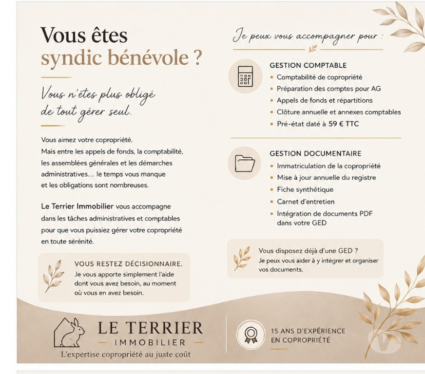 Service immobilier Val-d'Oise Magny en Vexin - Photos Vivastreet SYNDICS BENEVOLES&COPRO - ACCOMPAGNEMENT SUR MESURE