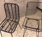 Vaison la Romaine - Vaucluse — lot de 4 chaises noires