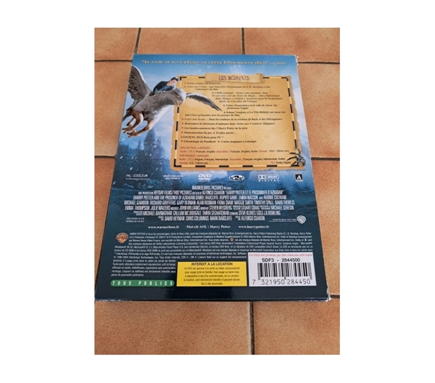DVD occasion Moselle Hauconcourt - 57280 - Photos Vivastreet Double DVD Harry Potter prisonnier d'Askaban film série