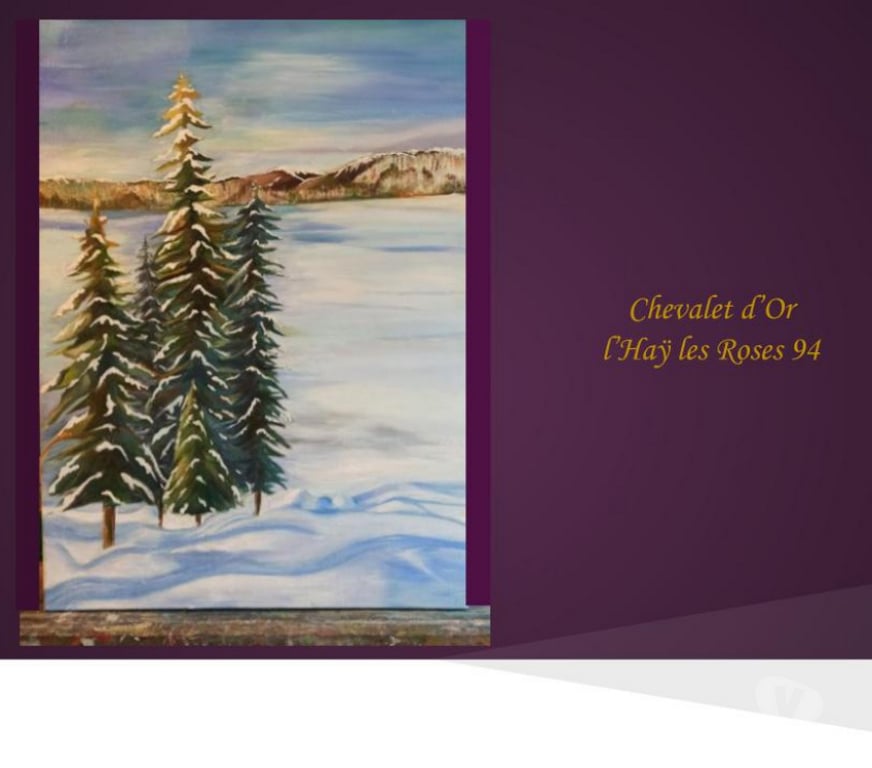 Autres cours Val-de-Marne L'Hay les Roses - 94240 - Photos Vivastreet COURS de PEINTURE - Sujet : Le PAYSAGE