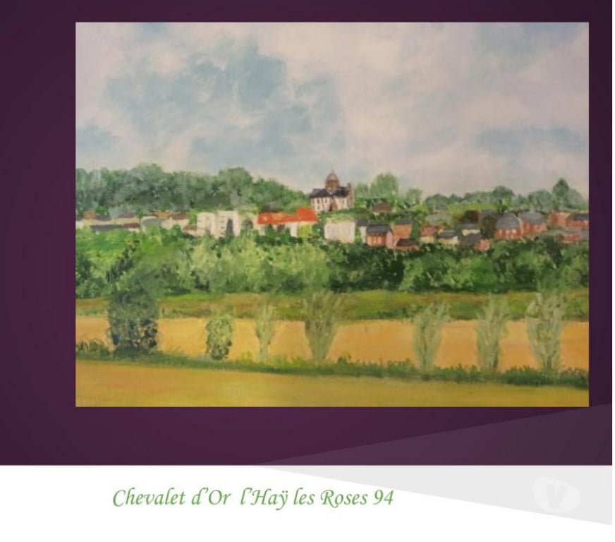 Autres cours Val-de-Marne L'Hay les Roses - 94240 - Photos Vivastreet COURS de PEINTURE - Sujet : Le PAYSAGE