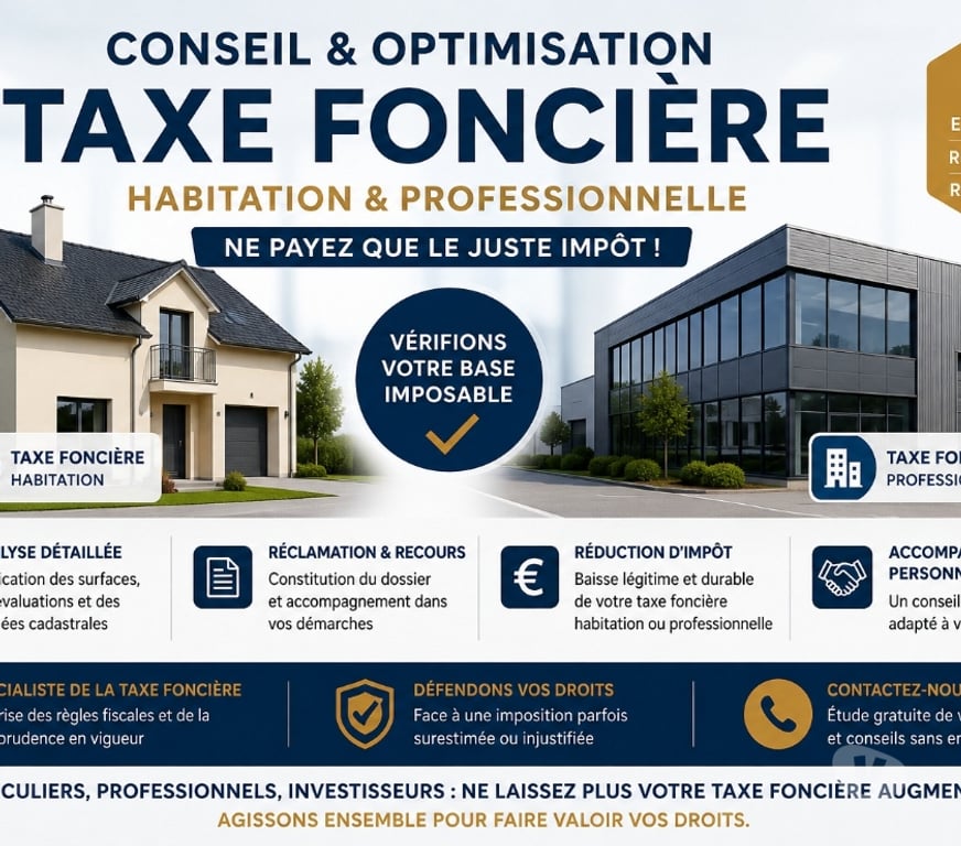 Autre Service Calvados Caen - 14000 - Photos Vivastreet AUDIT TAXE FONCIERE