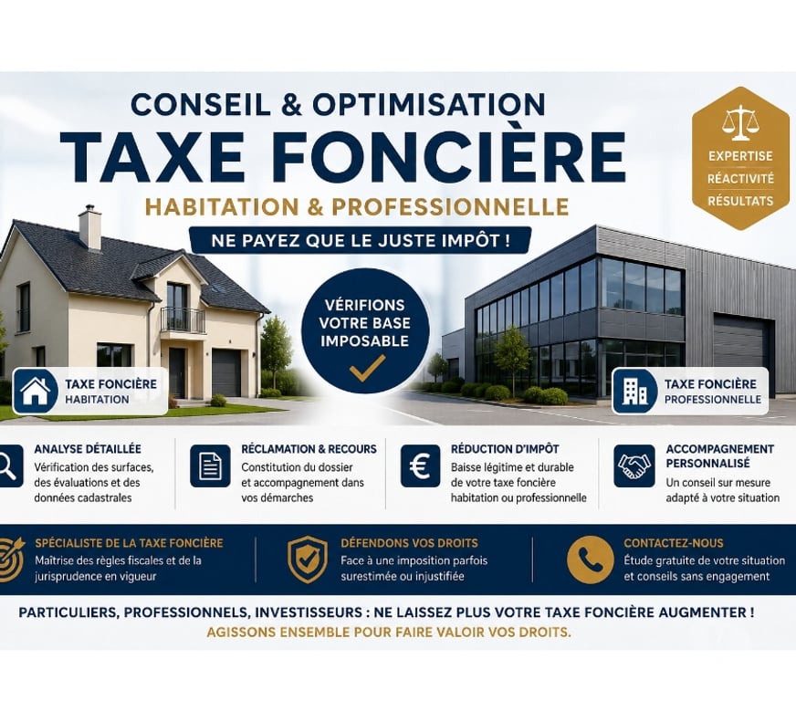 Autre Service Hauts-de-Seine Boulogne Billancourt - 92100 - Photos Vivastreet AUDIT TAXE FONCIERE