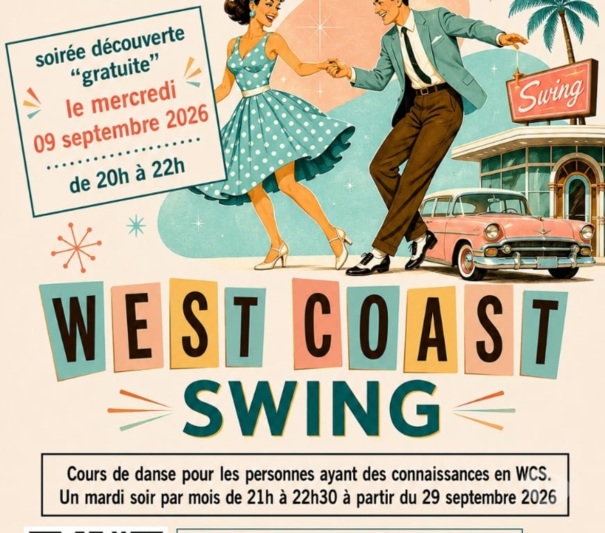Musique - Théâtre - Danse Bas-Rhin Niederhausbergen - 67207 - Photos Vivastreet Cours de WCS niveau Débutant +