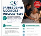 Toulouse - Toulouse — Gardes de nuit à domicile – Toulouse – CESU