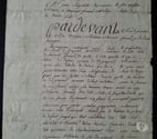 Compiegne - Oise — Acte notarié ancien