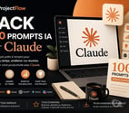 Bordeaux - Bordeaux — ProjectFlow – Pack 100 Prompts IA pour Claude-17€