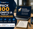 Bordeaux - Bordeaux — ProjectFlow – Pack 100 Prompts IA pour Entrepreneurs-21€