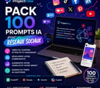 Bordeaux - Bordeaux — ProjectFlow Pack 100 Prompts IA pour Réseaux sociaux-17€