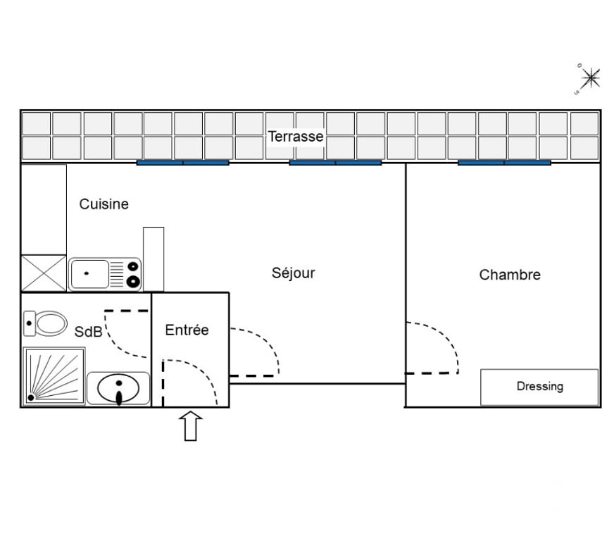 Location appartement Marne Reims - Photos Vivastreet T.beau F2 + PARKING résidence standing à 500m Sciences Po