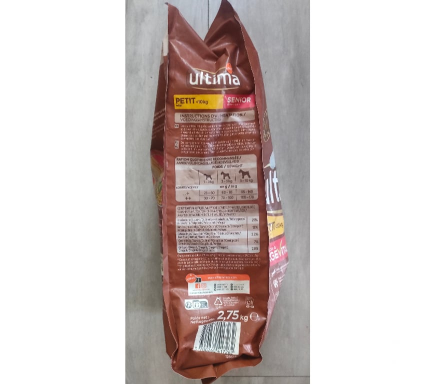 Services, accessoires animaux Seine-Maritime St Aubin les Elbeuf - 76410 - Photos Vivastreet Croquettes ULTIMA pour petit chien sénior.