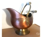 Ancien seau à charbon, vintage