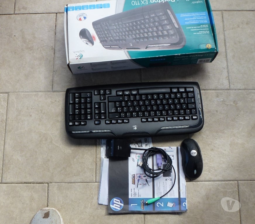 Informatique Marne Chalons en Champagne - 51000 - Photos Vivastreet Clavier + Sourie sans fil Logitech Cordless Desktop EX110