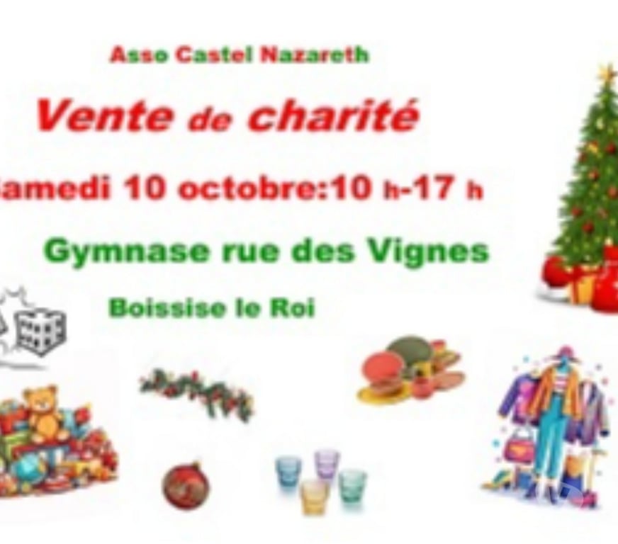 Vides greniers - Brocantes Seine-et-Marne Boissise le Roi - 77310 - Photos Vivastreet Vente de charité Automne, Hiver et NOËL