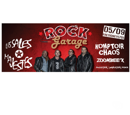 Billets spectacles Fretigney et Velloreille Haute-Saône - Photos Vivastreet 2 billets pour le Festival Rock Garage samedi à Fretigney