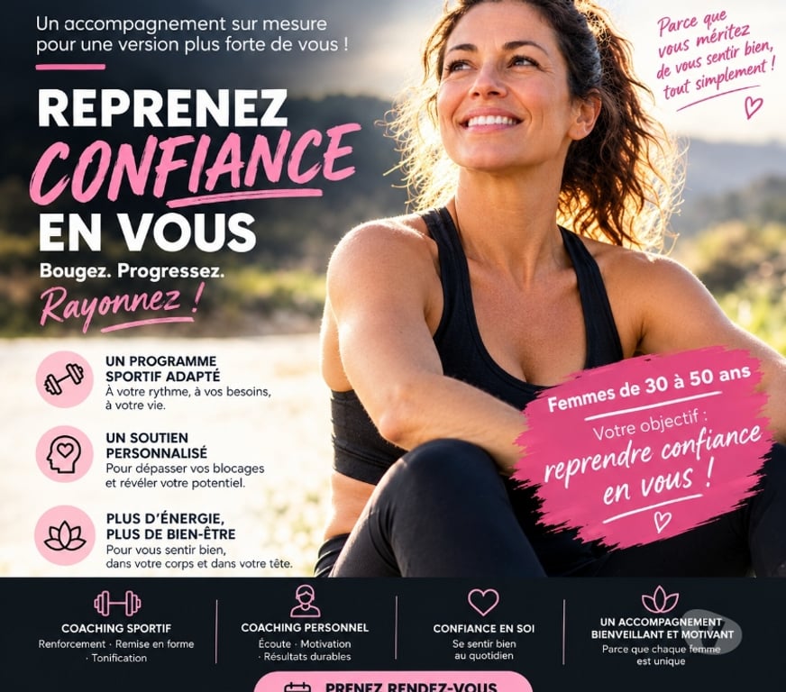 Cours de sport Seine-et-Marne Meaux - 77100 - Photos Vivastreet ET SI VOUS REPRENIEZ ENFIN CONFIANCE EN VOUS ?