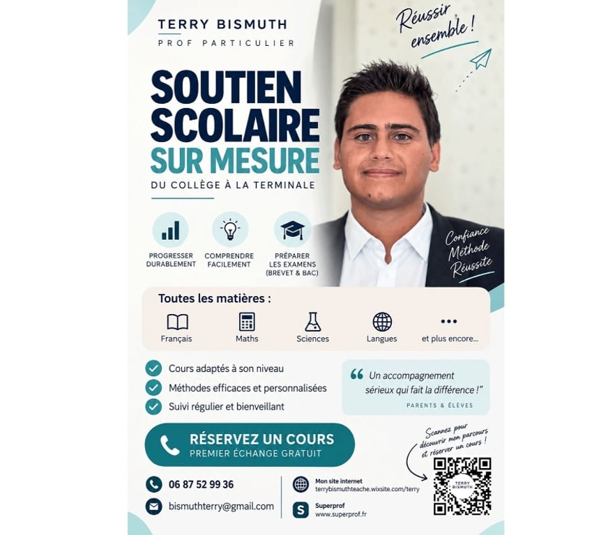 Soutiens scolaires Val-de-Marne La Varenne St Hilaire - 94210 - Photos Vivastreet Cours Français (6e-Terminale) - Préparation Brevet et Bac