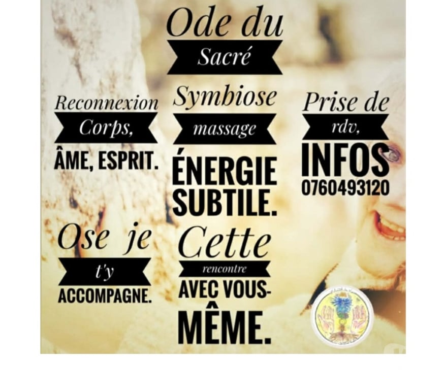 Massages Puy-de-Dôme Ceyrat - 63122 - Photos Vivastreet Ode du Sacré massage tantrique & soin énergétique