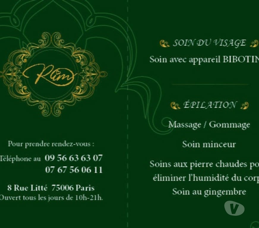Massages Paris Paris 6ème ardt - 75006 - Photos Vivastreet Royal iris montparnasse massage chinois