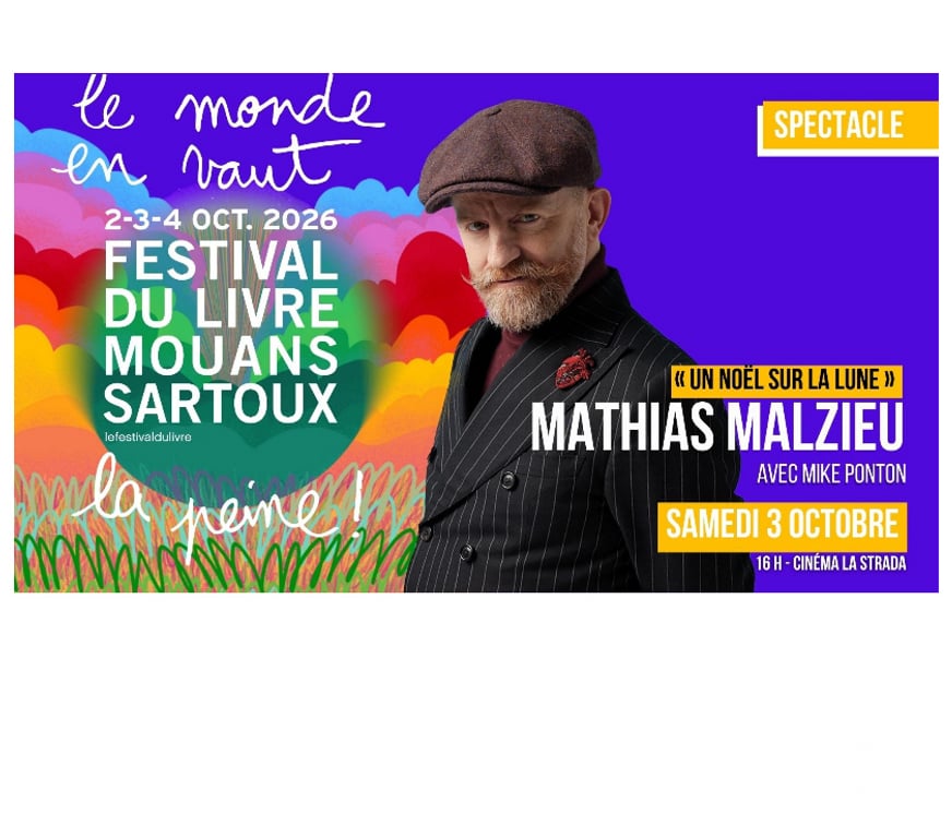 Spectacles Alpes-Maritimes Mouans Sartoux - 06370 - Photos Vivastreet Places Mathias Malzieu Concert lecture Un Noël sur la Lune