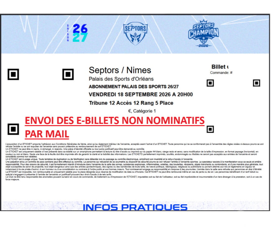Evenements sportifs Loiret Orleans - Photos Vivastreet 2 places de hand pour Saran vs Nîmes vendredi soir à 20h