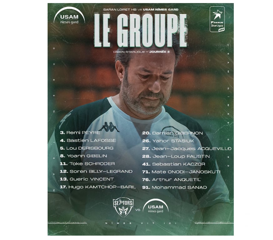 Evenements sportifs Loiret Orleans - Photos Vivastreet 2 places de hand pour Saran vs Nîmes vendredi soir à 20h
