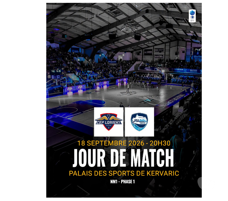 Spectacles Morbihan Lorient - 56100 - Photos Vivastreet 2 billets pour Lorient Basket contre Laval ce soir